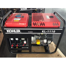 AC Single Phase 50Hz / 10kw Key Start Open-Frame Benzin-Generator mit KOHLER Motor